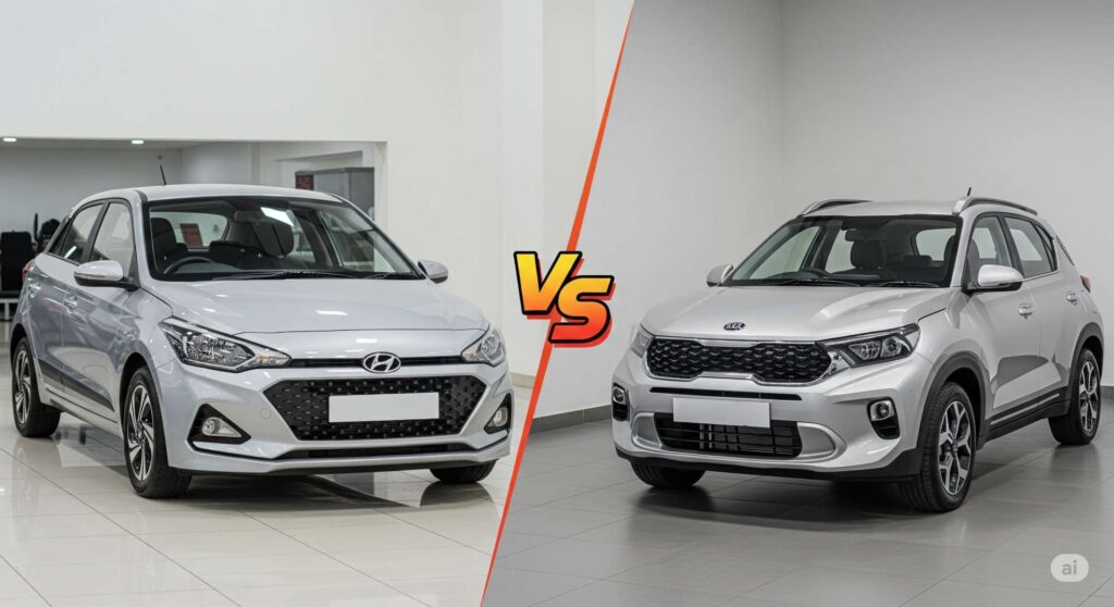 Hyundai i20 vs Kia Sonet